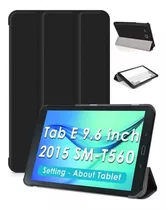 Funda Para Samsung Galaxy Tab E 9.6 Sm-t560/t561/t565 Negra