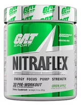 Suplemento Em Pó Gat Sport  Advanced Pre-workout Nitraflex Aminoácidos Nitraflex Sabor  Green Apple Em Pote De 285g