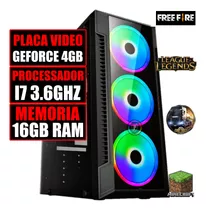 Pc Gamer Intel I7 / Placa Video 4gb / 16gb Ram / Ssd 480gb