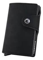 Billetera Ionify Urbana W Con Protección Rfid Color Negro