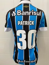 Camisa Jogo Grêmio Tricolor 2019 Líbertadores Patrick 30 P