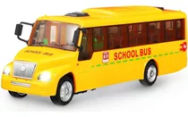 Puxe O Brinquedo Luminoso Do Ônibus Escolar Com Som
