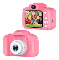 Camara Fotos Digital Compacta Niños Video + Juegos + Musica Color Rosa
