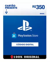 Gift Card Playstation Store 350 Reais Psn Plus Ps4 Ps5 Br