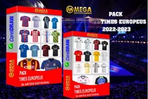 Vetores Camisas Times  Europeus 2022-23