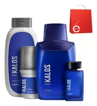Perfume Kalos Sport Ésika + Desodorante + Talco + Miniatura 