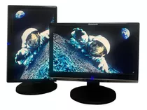 Combo C/2 Monitores Lenovo 19polegadas Horizontal E Vertical