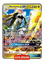 Carta Pokémon Kommo-o Gx 100/145 Guardiões Ascendentes