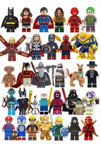 Kit 10 Bonecos Heróis Vingaodres Mario Star Wars Ninjago