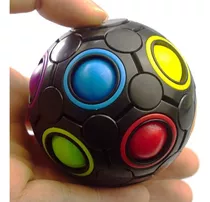 Bola Mágica Rainbow Ball Pelota Cubo Rubik Fidget Toys Estructura Negro