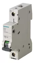 Interruptor Termomagnético Para Riel Din 1 Polo 20 A Siemens