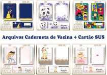 Pack Cadernetas De Vacinas, Saúde, Cartão Do Sus + 4.900 Arq