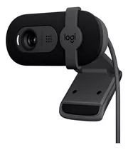 Logitech Brio 100, Webcam Full Hd 1080p, Tapa / Rightlight 2 Color Negro