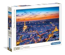 Quebra Cabeça 1500 Peças - Vista De Paris - Clementoni 31815