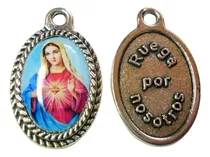 Medalla Religiosa Personalizada 2,5 Cm Ruega Por Nosotros