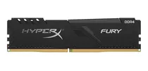 Memória 4gb Kingston Hyperx Fury Black Ddr4 2400mhz Cl15