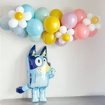 Globo Metalizado Cachorra Fiesta Bluey Bingo