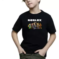 Camiseta 100% Algodão Roblox Game Jogos Skin Player Kids Jr