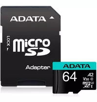 Tarjeta De Memoria Adata Ausdx64gui3v30sa2-ra1 Premier Pro Con Adaptador Sd 64gb