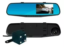 Espejo Retrovisor + Cámara Frontal Y Cámara Retroceso Hd