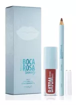 Kit Boca Rosa Lápis Labial + Batom Líquido Quinta