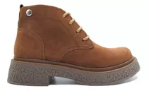 Botas Borcegos Mujer Savage Zapato Clasicos Cordones Sp280