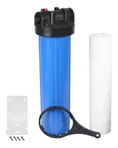 Filtro Big Blue Completo 20 Polegadas X 4 1/2 Vazão 6000 L/h