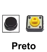 Kit 10 Push Button Chave Táctil Com Capa Arduino Botão