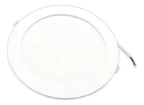 Plafón Led 20w Circular Para Embutir Luz Calida Fria Tbcin Color Blanco