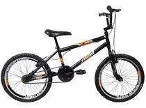 Bicicleta Infantil Aro 20 Aero Cross Freestyle Preto Fosco 