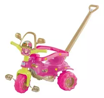 Triciclo Dino Pink Rosa Multifuncional Magic Toys Tico-tico 