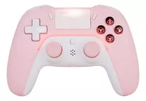 Joystick Gamepad Inalámbrico Noga 4400x Ps4 Six Axes Color Rosa