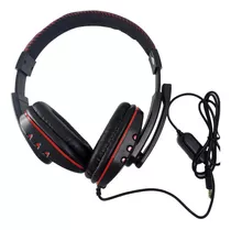 Headphone Headset Gamer Com Fio Pc Ps4 Xbox Alta Qualidade Cor Preto