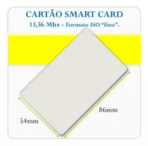 200x Cartão Rfid Smartcard 13,56mhz - Compatível Mifare