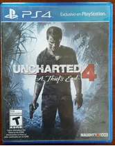 Juego Uncharted 4 Ps4 Usado Fisico Como Nuevo Playstation 4