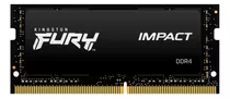 Memoria Ram Fury Impact Ddr4 Gamer Color Negro  8gb 1 Kingston Kf426s15ib/8