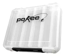 Caja Doble Cara Porta 14 Señuelos Anzuelos Pesca Caza 19×27