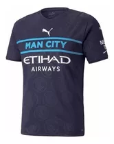 Camiseta Puma Manchester City 3rd Kit 21/22 Azul