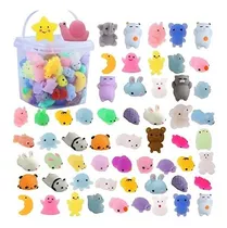 72 Pcs Mochi Squishy Toys, Kawaii Squishy Animals For 464s8