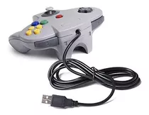 Controlador Clásico N64, Joystick Con Cable Usb Para Pc Saff