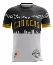 Franela Oficial Leones Del Caracas Manga Larga Y Manga Corta