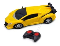 Carrinho Controle Remoto Carro Com Luz Leds Farol Rodas