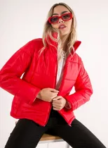 Campera Puffer Roja 