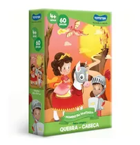 Quebra-cabeça Infantil Reino Magico 60 Peças Toyster