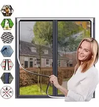 Cortina Mosquitera Ventana Insectos 130x150 Negro