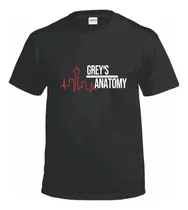 Remera  - Grey´s Anatomy Anatomia Segun Grey Algodón Series