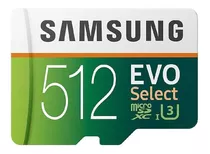 Tarjeta De Memoria Samsung Mb-me512ga/am  Evo Select Con Adaptador Sd 512gb