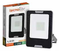 Reflector De Led 30 Watts Blanco Cálido Exterior Tecnolite