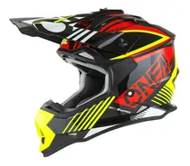 Casco Oneal 2 Srs Rush Rojo/ Amarillo Motocross Enduro Color Rojo Tamaño Del Casco L (59-60 Cm)