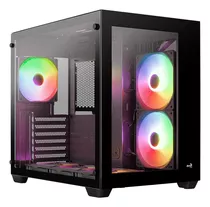 Gabinete Gamer Aerocool Dryft V2 6 Ventiladores Argb Vidrio